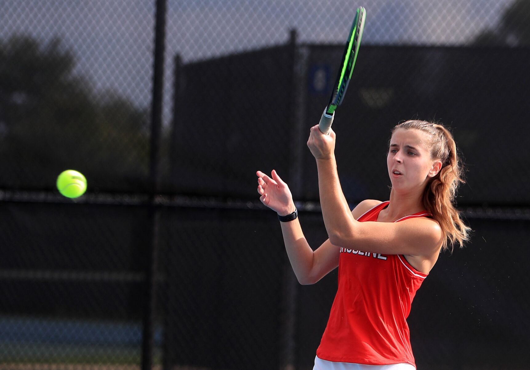 Class 1 District 6 girls tennis team championship: Westminster 5, Ursuline 2